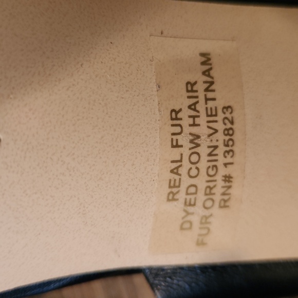 Franco Sarto Studded Leather Leopard Heels - Picture 5 of 9